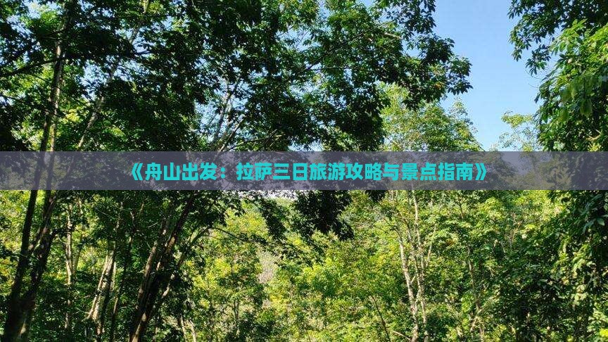 《舟山出发：拉萨三日旅游攻略与景点指南》