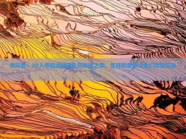 亲历者：20人呼和浩特团队巴松措之旅，怎样的美景让他们流连忘返？