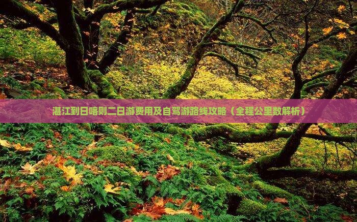 湛江到日喀则二日游费用及自驾游路线攻略（全程公里数解析）