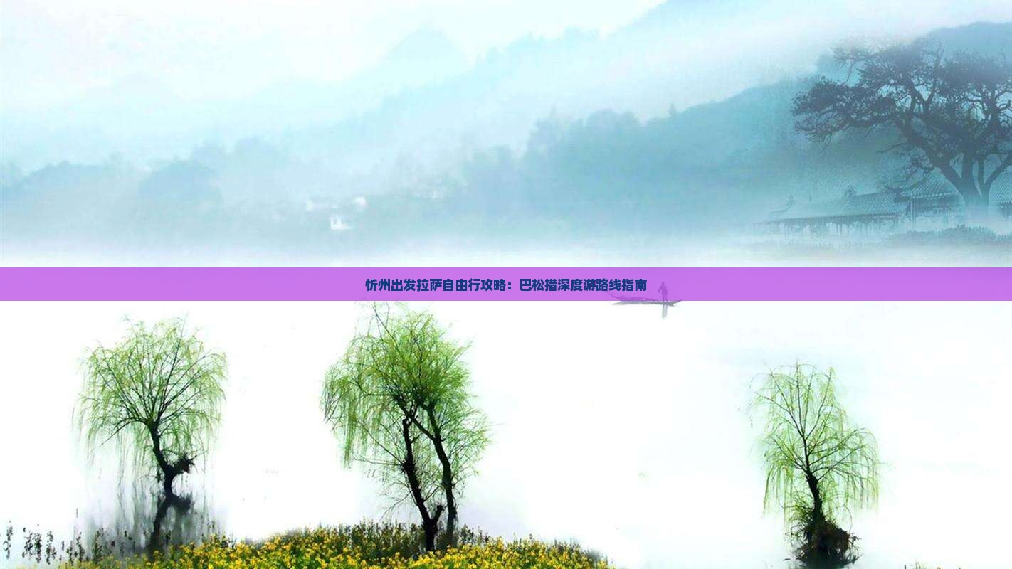 忻州出发拉萨自由行攻略：巴松措深度游路线指南