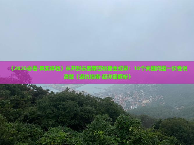开封到西藏巴松措景点