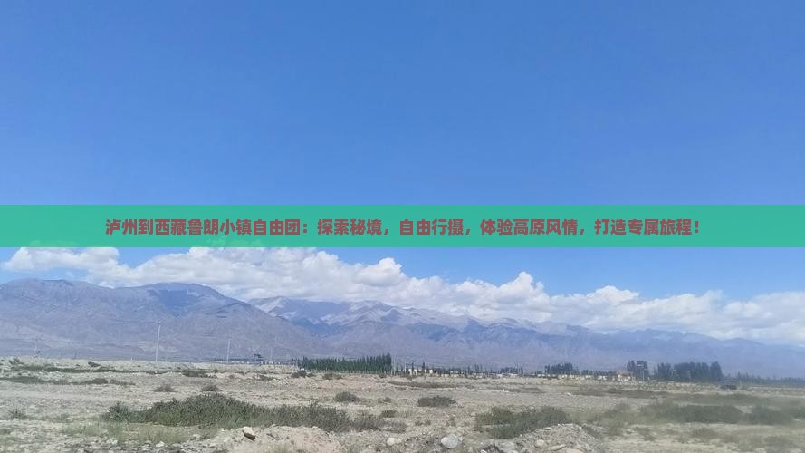 泸州到西藏鲁朗小镇自由团