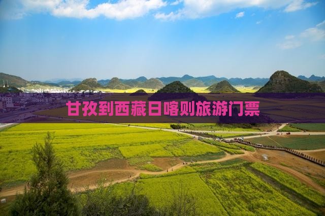 甘孜到西藏日喀则门票