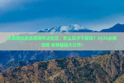 铜陵到西藏布达拉宫哪里玩