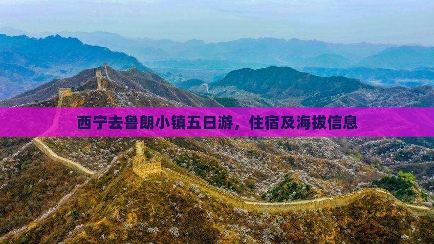 西宁去西藏鲁朗小镇五日游