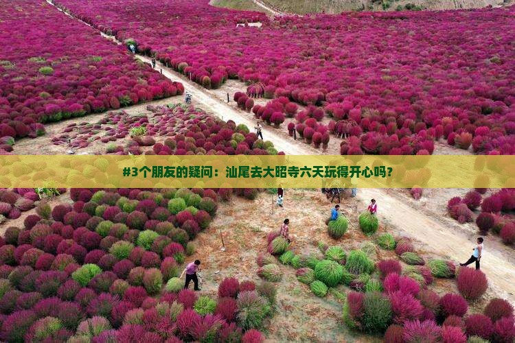 #3个朋友的疑问：汕尾去大昭寺六天玩得开心吗？