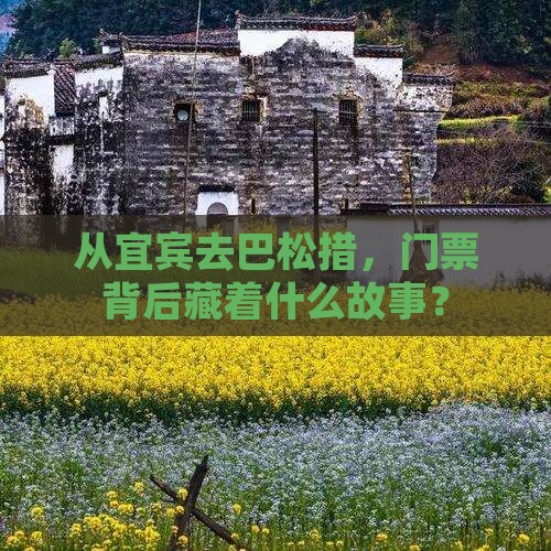 从宜宾去巴松措，门票背后藏着什么故事？