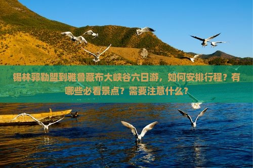 锡林郭勒盟到雅鲁藏布大峡谷六日游，如何安排行程？有哪些必看景点？需要注意什么？