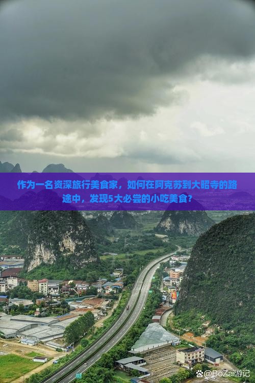 作为一名资深旅行美食家，如何在阿克苏到大昭寺的路途中，发现5大必尝的小吃美食？