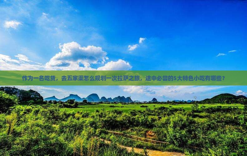 作为一名吃货，去五家渠怎么规划一次拉萨之旅，途中必尝的5大特色小吃有哪些？