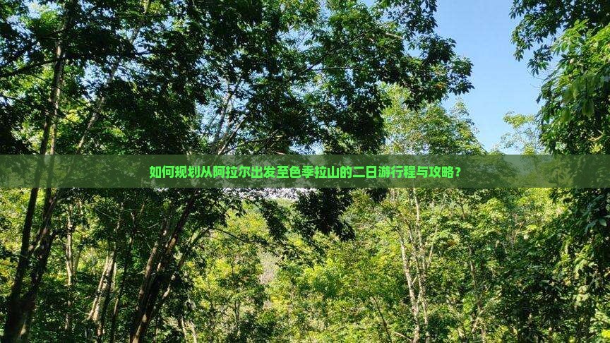 如何规划从阿拉尔出发至色季拉山的二日游行程与攻略？