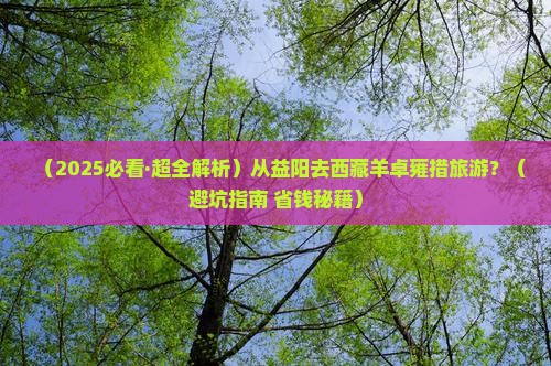 益阳去西藏羊卓雍措哪里玩