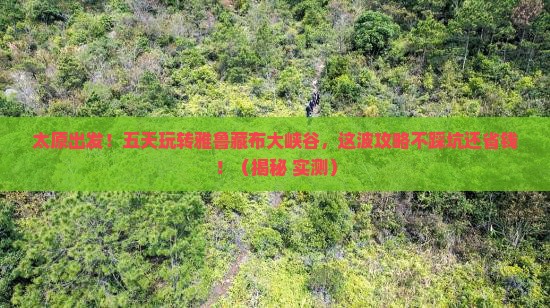 太原去西藏雅鲁藏布大峡谷五日游
