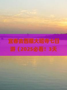 宜春去西藏大昭寺七日游