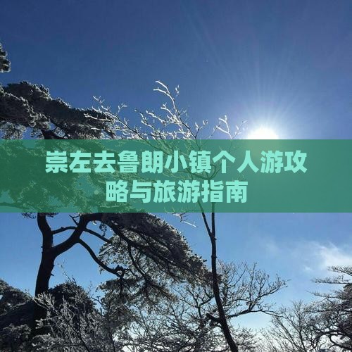 崇左去西藏鲁朗小镇个人游