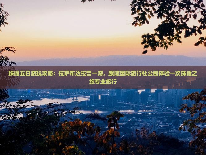 珠峰五日游玩攻略：拉萨布达拉宫一游，跟随国际旅行社公司体验一次珠峰之旅专业旅行