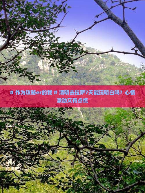 # 作为攻略er的我 # 清明去拉萨7天能玩明白吗？心情激动又有点慌