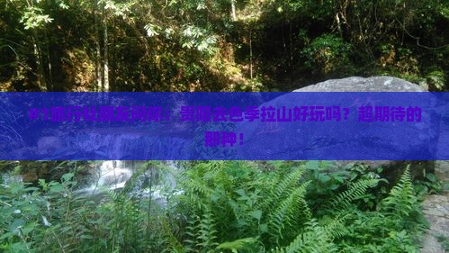 #1旅行社朋友问你：贵阳去色季拉山好玩吗？超期待的那种！