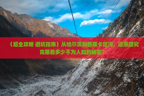 哈尔滨到西藏卡定沟自由团