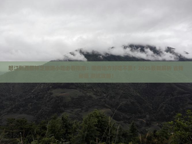怒江到西藏林芝旅游小吃