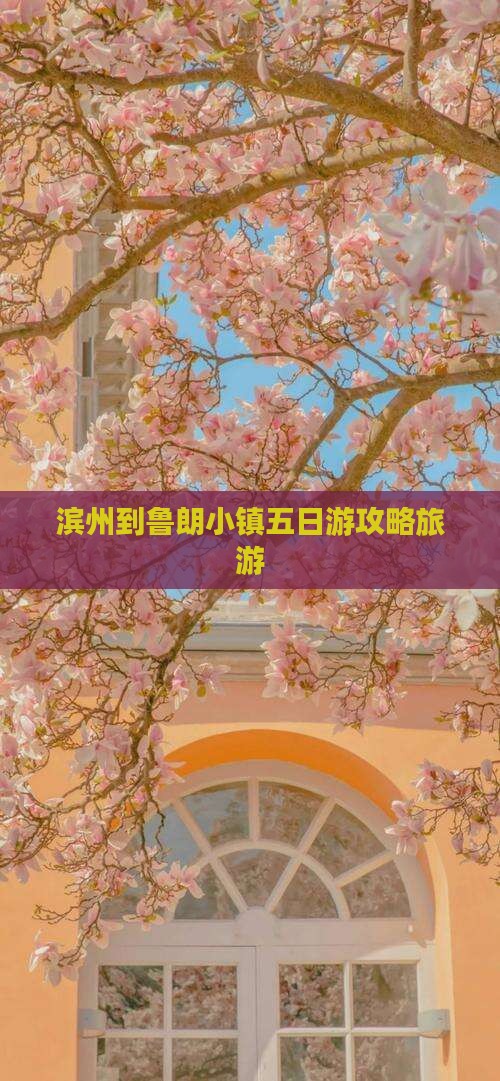 滨州到西藏鲁朗小镇五日游