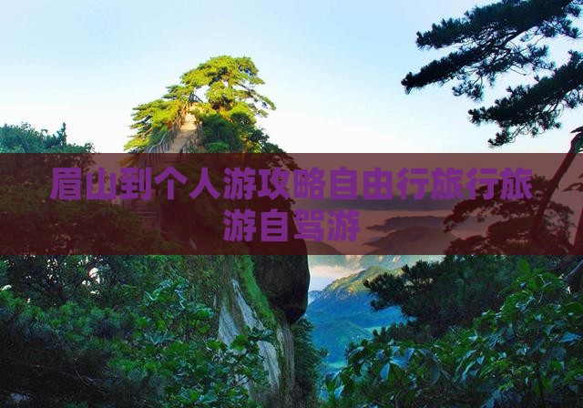 眉山到西藏个人游