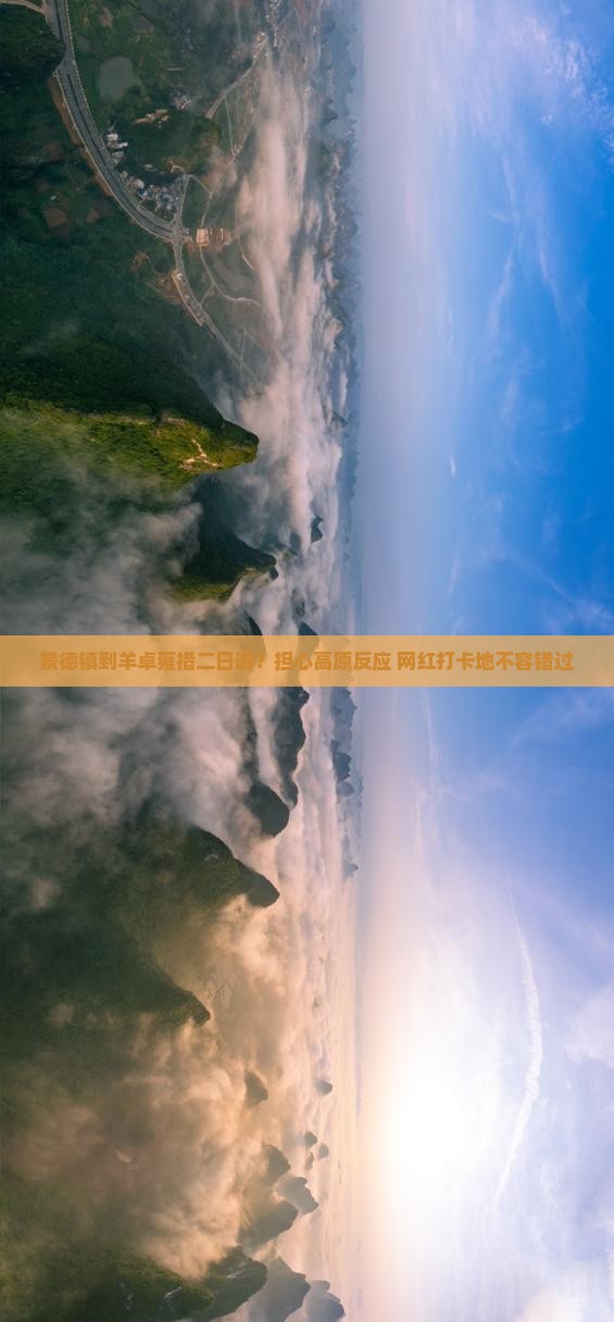 景德镇到羊卓雍措二日游？担心高原反应+网红打卡地不容错过