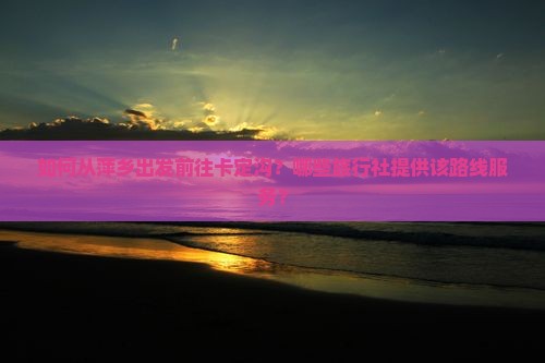 如何从萍乡出发前往卡定沟？哪些旅行社提供该路线服务？
