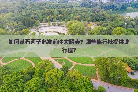 如何从石河子出发前往大昭寺？哪些旅行社提供此行程？
