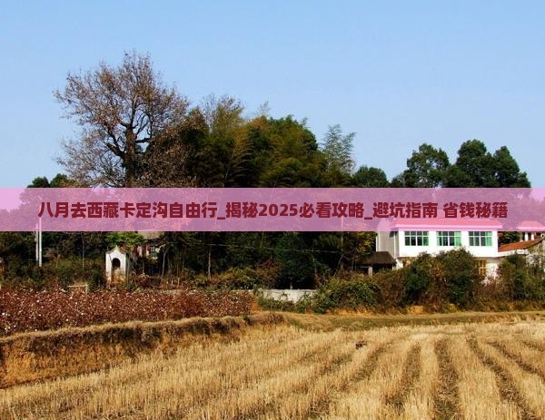八月去西藏卡定沟自由行