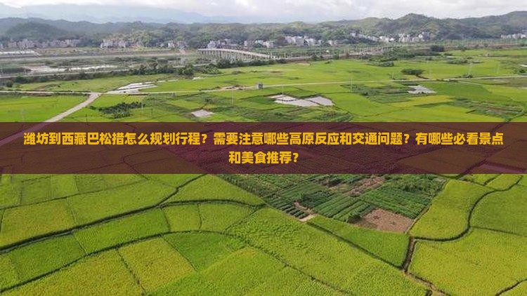 潍坊到西藏巴松措攻略