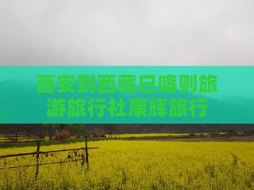 西安去西藏日喀则旅行社