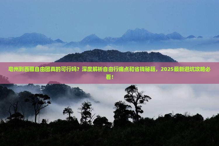 亳州到西藏自由团