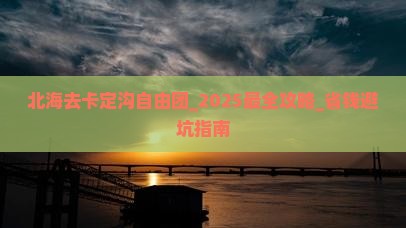 北海去西藏卡定沟自由团