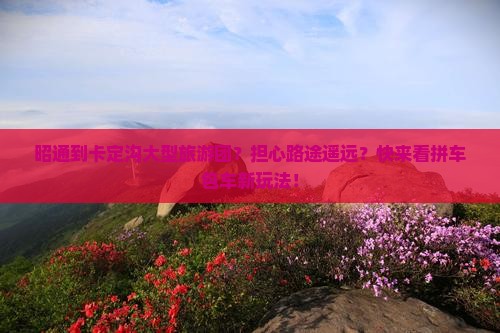 昭通到卡定沟大型旅游团？担心路途遥远？快来看拼车包车新玩法！