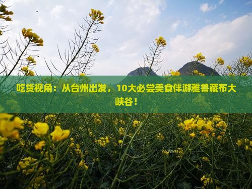 台州到西藏雅鲁藏布大峡谷旅游小吃