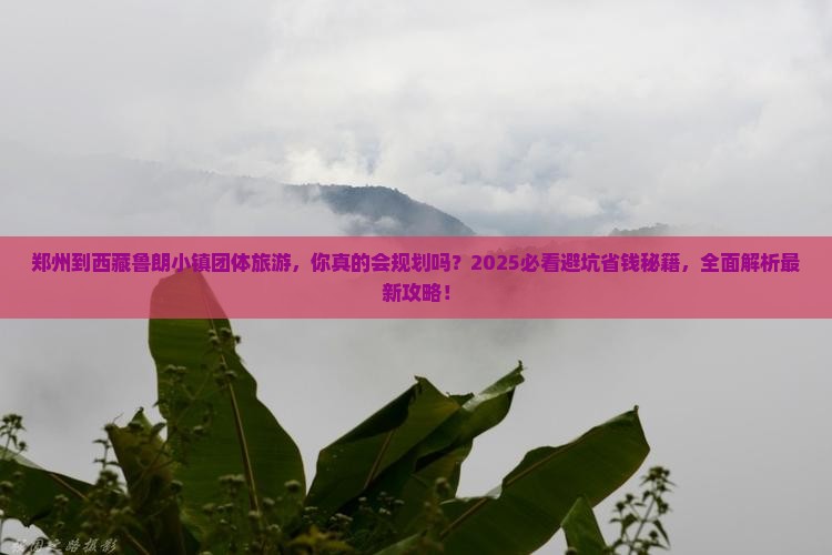 郑州到西藏鲁朗小镇团体旅游
