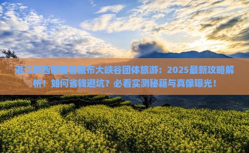 湛江到西藏雅鲁藏布大峡谷团体旅游