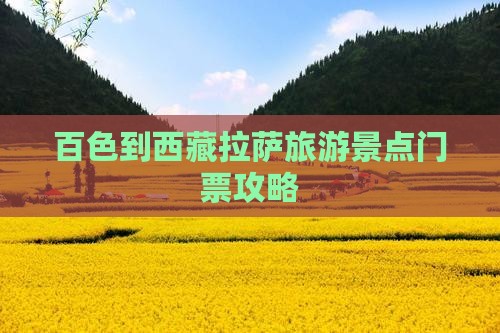 百色到西藏拉萨门票
