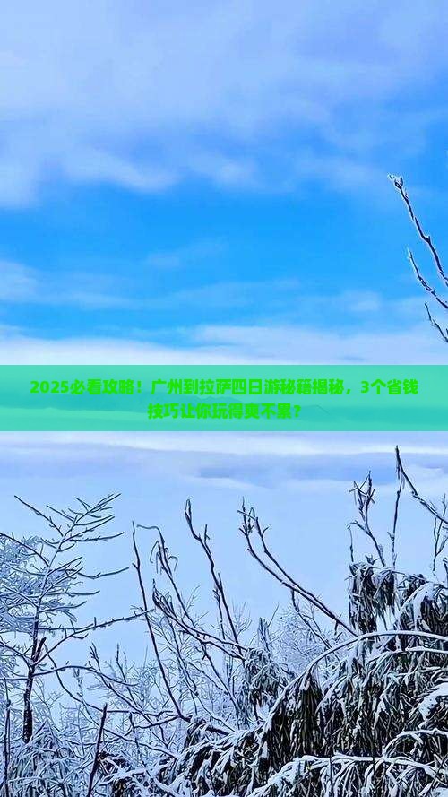 广州到西藏拉萨四日游