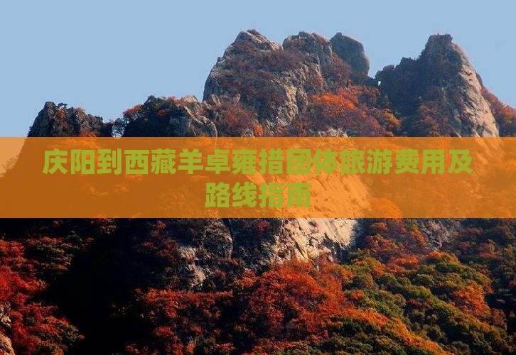 庆阳到西藏羊卓雍措团体旅游