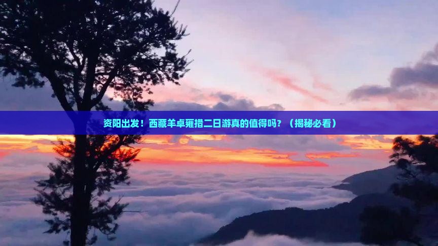 资阳到西藏羊卓雍措二日游