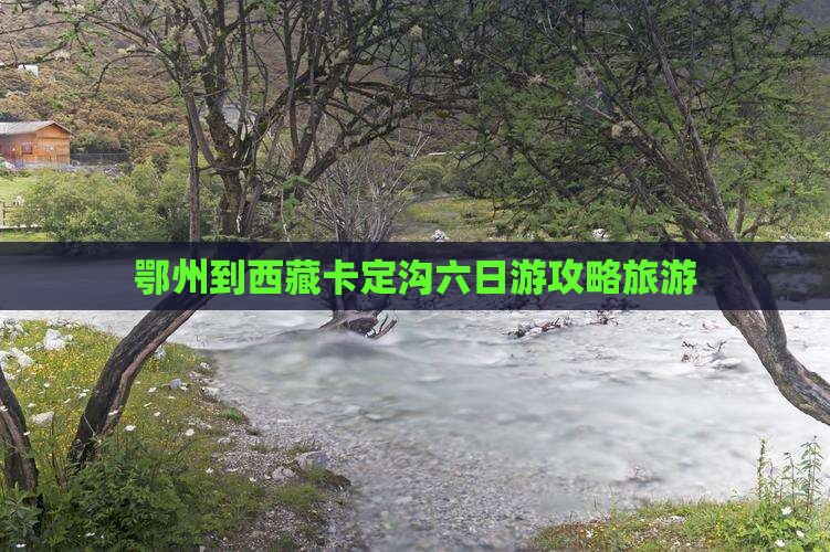 鄂州到西藏卡定沟六日游