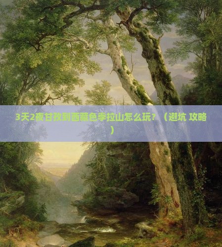 甘孜到西藏色季拉山个人游