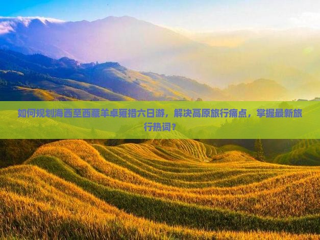 海西到西藏羊卓雍措六日游