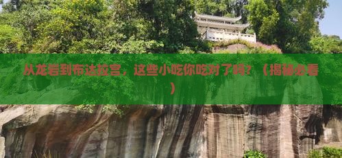 龙岩到西藏布达拉宫旅游小吃