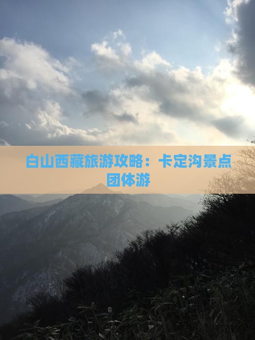白山去西藏卡定沟团体旅游