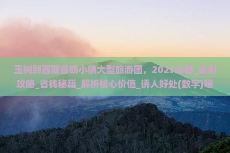 玉树到西藏鲁朗小镇大型旅游团