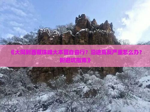 大同到西藏珠峰大本营自由行