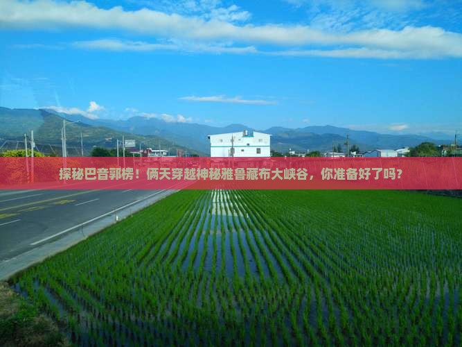 巴音郭楞去西藏雅鲁藏布大峡谷二日游